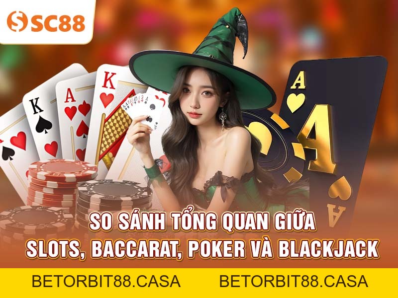 So Sánh Tỷ Lệ Thưởng Giữa Các Trò Casino Tại SC88 - BETORBIT88